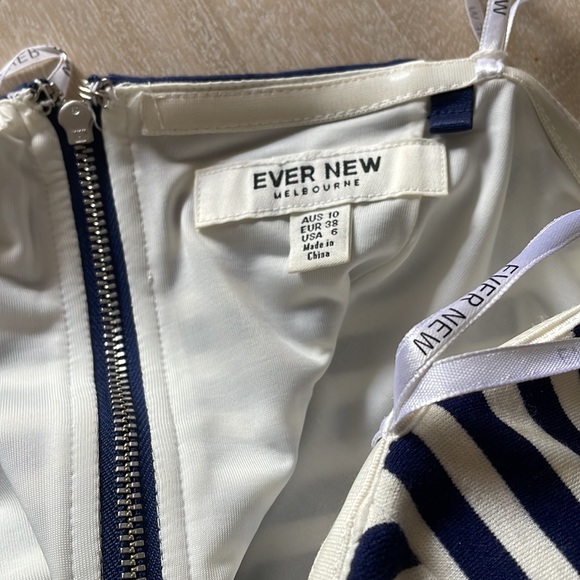 EUC Ever New Strapless Striped Dress - Picture 4 of 7